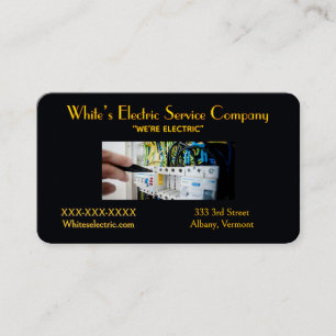 Carte de visite de la « Electric Service Company »