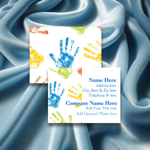 Carte de visite de la garde des enfants