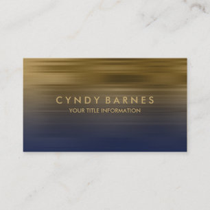 Carte de visite de la marine et de la bande d'or