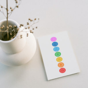 Carte de visite de la méditation de Chakras