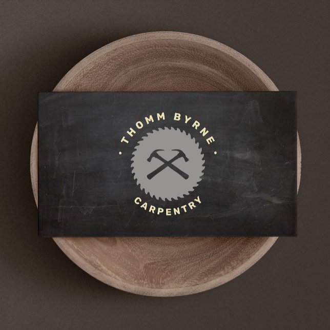 Carte de visite de la menuiserie et de la menuiser (Créateur téléchargé)