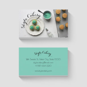 Carte de visite de la pâtisserie Green Cupcakes