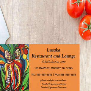 Carte de visite de la peinture africaine