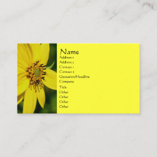 Carte de visite de la photographie de la Fleur Jau