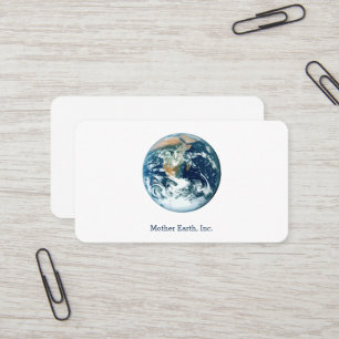 Carte de visite de la planète Terre