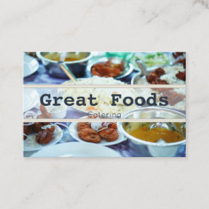 Carte de visite de la restauration