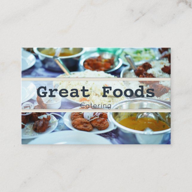 Carte de visite de la restauration (Devant)