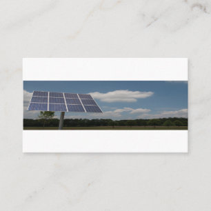Carte de visite de la société de panneaux solaires