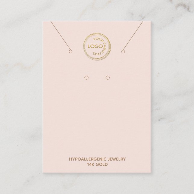 Carte de visite de l'affichage du logo de l'affich (Devant)