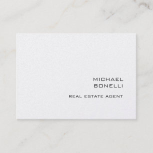 Carte de visite de l'agent immobilier de Chubby