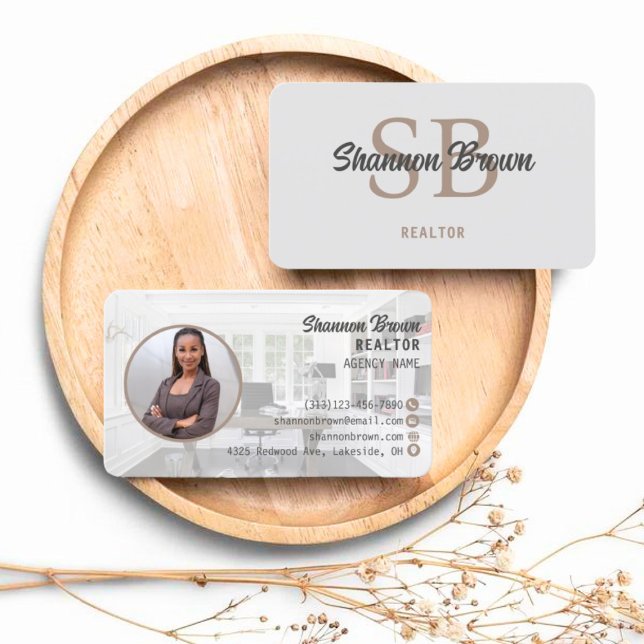 Carte de visite de l'agent immobilier | Réalisateu (Créateur téléchargé)