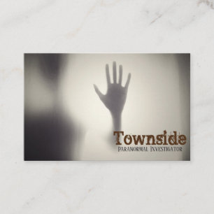 Carte de visite de l'enquêteur paranormal