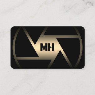 carte de visite de lentille de caméra Abstrait