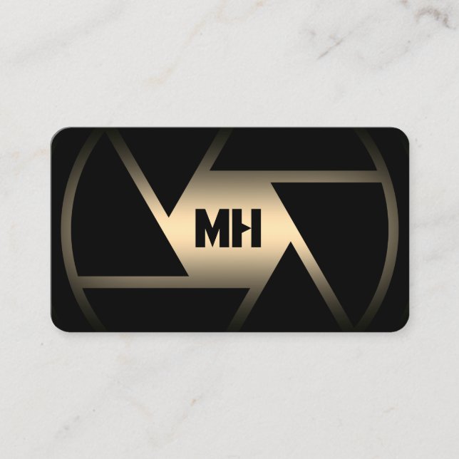 carte de visite de lentille de caméra Abstrait (Devant)