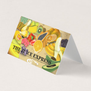 Carte de visite de l'entraîneur nutritionnel pour