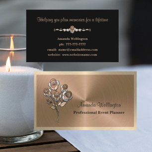 Carte de visite de l'entreprise Copper & Gold Flor