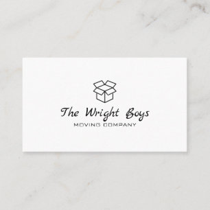 Carte de visite de l'entreprise de déménagement pr
