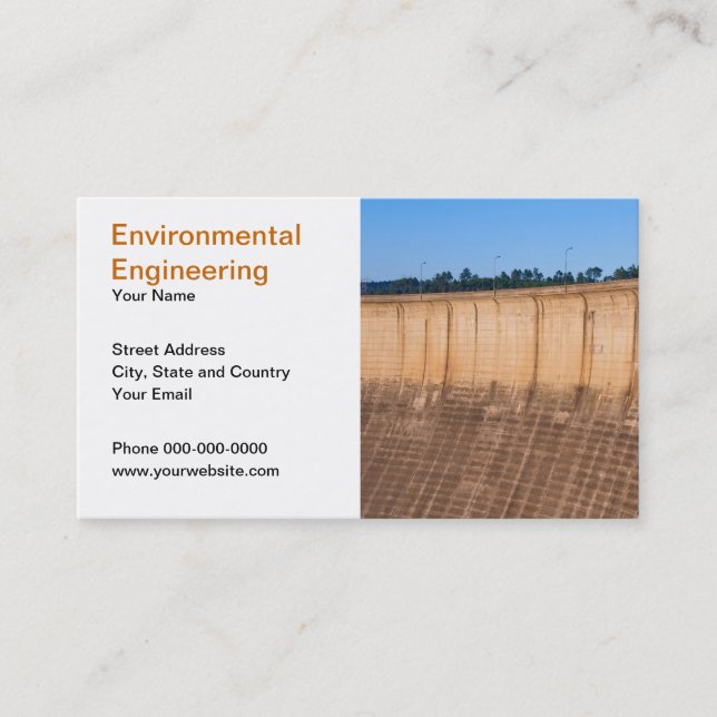 Carte de visite de l'environnement d'ingénierie (Devant)