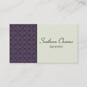 Carte de visite de lignes de pays, violet