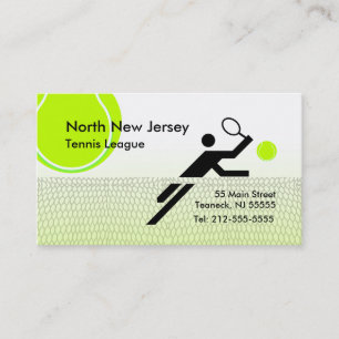Carte de visite de ligue de tennis