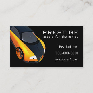 Carte de visite de l'industrie #5 automotrice