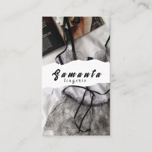 Carte de visite de lingerie