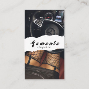Carte de visite de lingerie