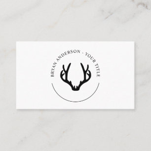 Carte de visite de logo Black Antler