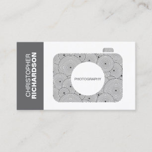 Carte de visite de LOGO d'APPAREIL-PHOTO de