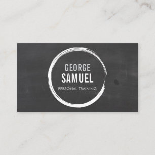 CARTE DE VISITE DE LOGO DE CHALK SKETCH DU FORMATE