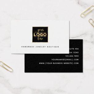 Carte de visite de logo simple et moderne