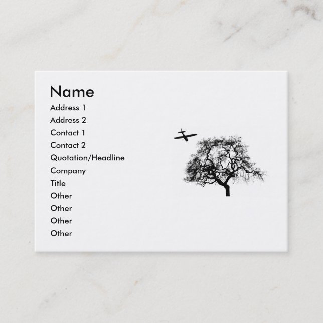 Carte De Visite de loin (Devant)