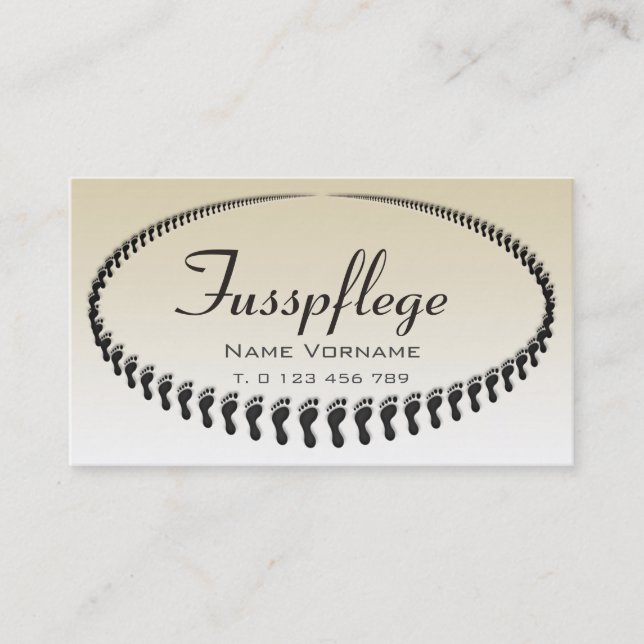 Carte De Visite de l'UE (Devant)