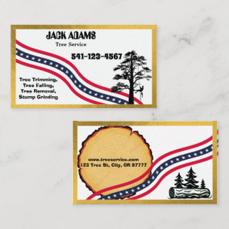 Carte de visite de Lumberjack Tree Service