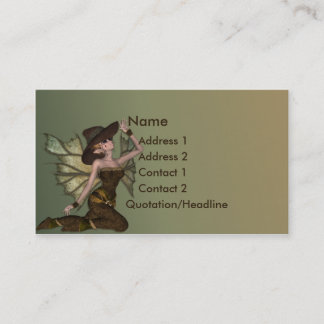 Carte de visite de lutin de forêt de KRW