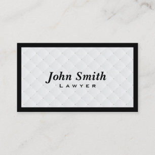 Carte de visite de luxe d'avocat d'édredon de