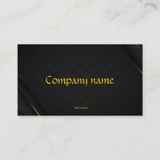 Carte de visite de luxe, or, pour entreprise