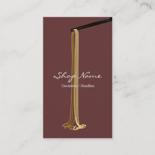 Carte de visite de magasin de nouille