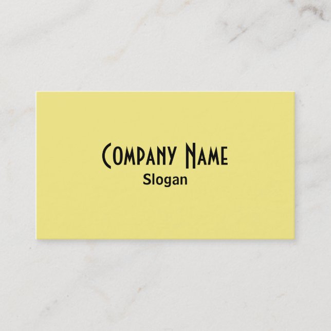 Carte de visite de maïs (Devant)