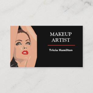 Carte de visite de maquillage