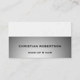 Carte de visite de maquillage pour stylo cheveux
