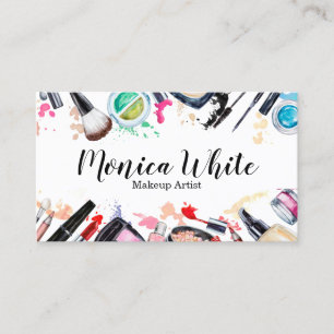 Carte de visite de maquilleur
