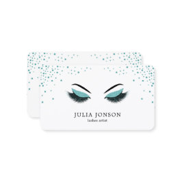 Carte de visite de maquilleur avec l'effet de