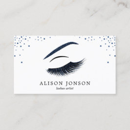 Carte de visite de maquilleur avec l'effet de