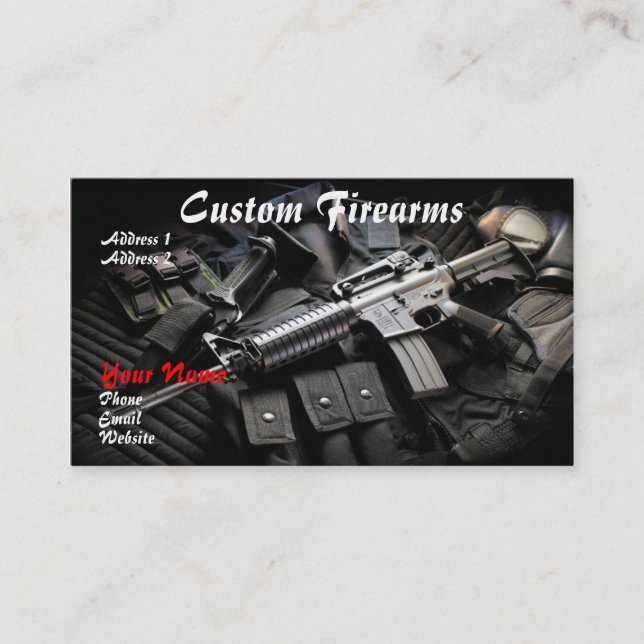 Carte de visite de marchand de FFL (Devant)