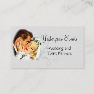 Carte de visite de mariage et d'organisateur