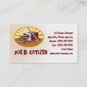 carte de visite de marteau de forgeron