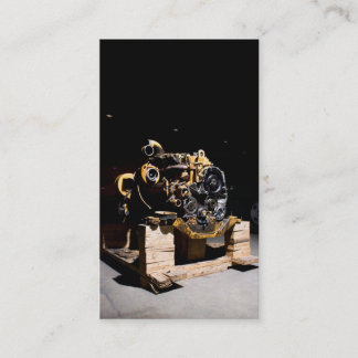 Carte de visite de mécanicien de moteur diesel