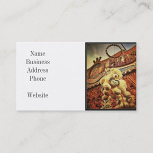 Carte De Visite De mignons Nounours au Carnaval