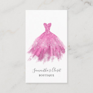 Carte de visite de mode